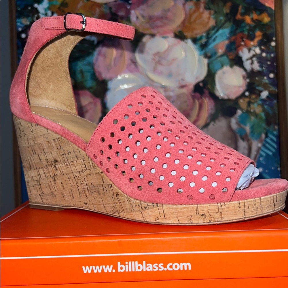 Coral Wedge Sandals for Women
